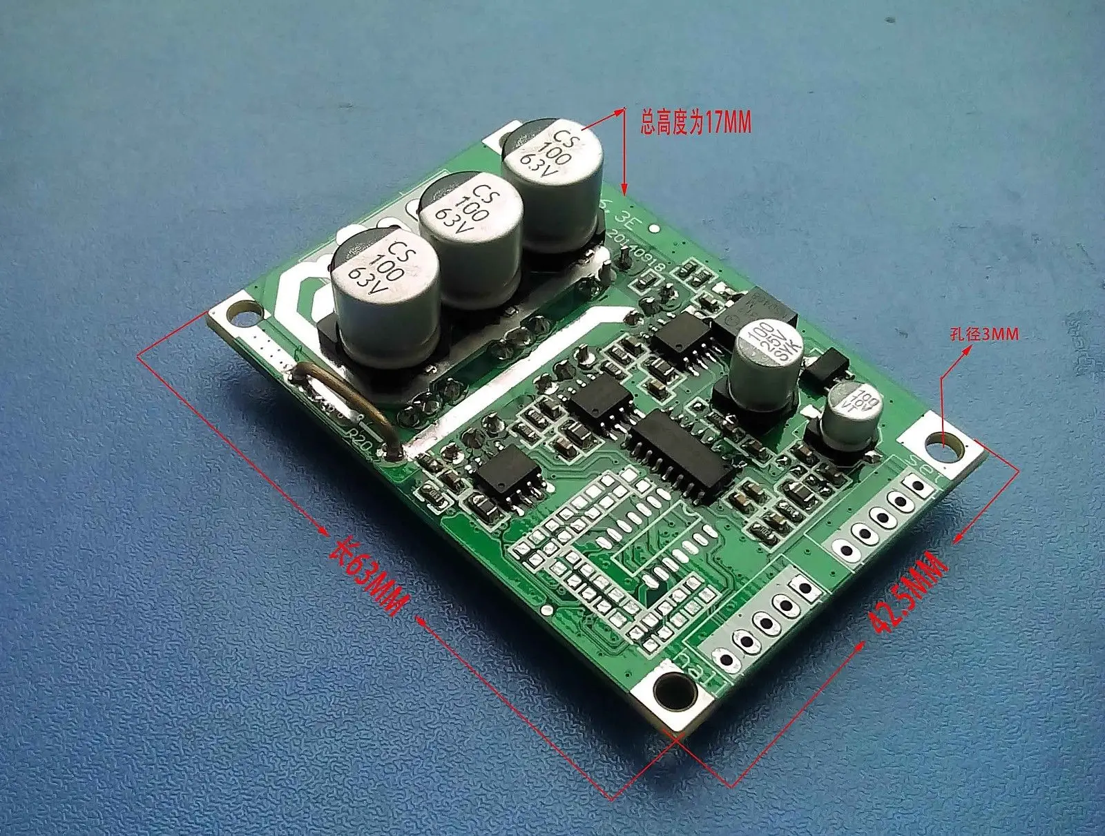 DC 12V 24V 36V 500W бесщеточный контроллер двигателя Холла сбалансированная плата