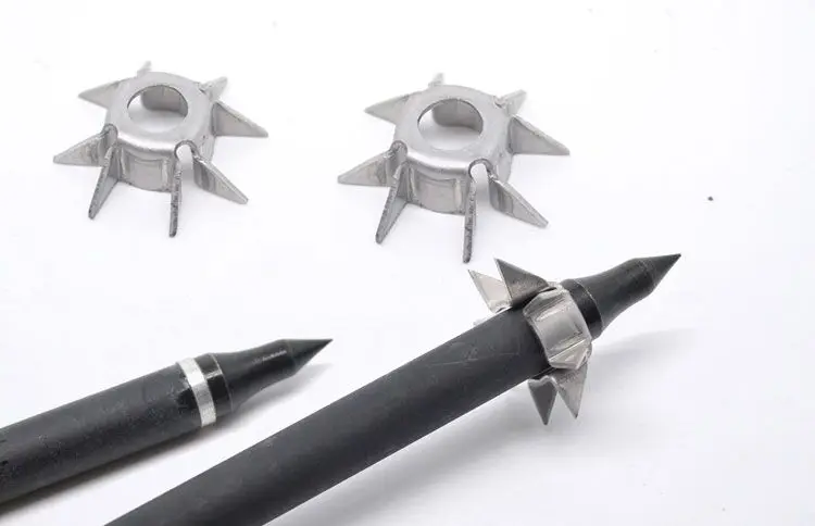 

3pk Archery hunting compound bow arrow heads 25 grain judo arrow broadheads 8 sharp blades