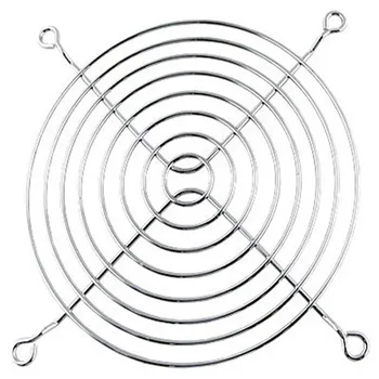 

CPU Fan Grill for Cooling Fan 120mm 12Cm Silver Tone CPU Grill Protector Metal Finger Guard Computer Fan Accessories P0.11