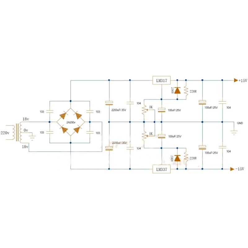 LM317 LM337 DC Регулируемый источник питания Собранный Модуль платы положительный и отрицательный может регулируемый G7-009