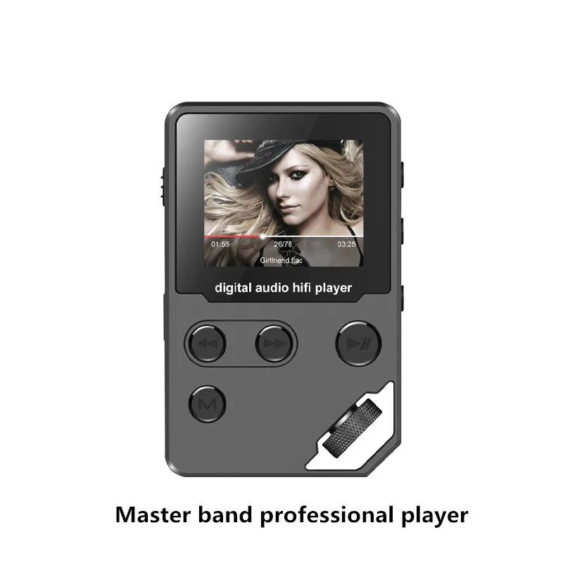 

Volemer P2 Professional Master Band HiFi MP3 Player Dial Wheel Button 1.8inch TFT Color Screen Support APE FLAC for Phone
