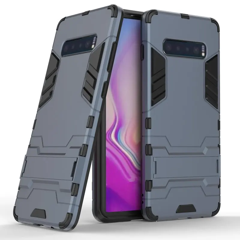 

Armor ShockProof Case For Samsung Galaxy S10 Plus 3D Shield PC+Silicone Phone Case Cover For Samsung Galaxy S10 Case Fundas Capa