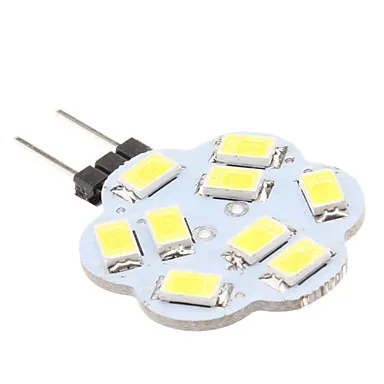 10 шт. LED G4 12 В 2 Вт 9* SMD5630 180LM теплый белый/белый светодиодные лампы G9 12 В