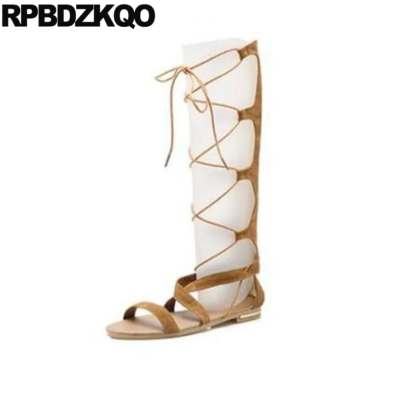 wide fit tie up sandals