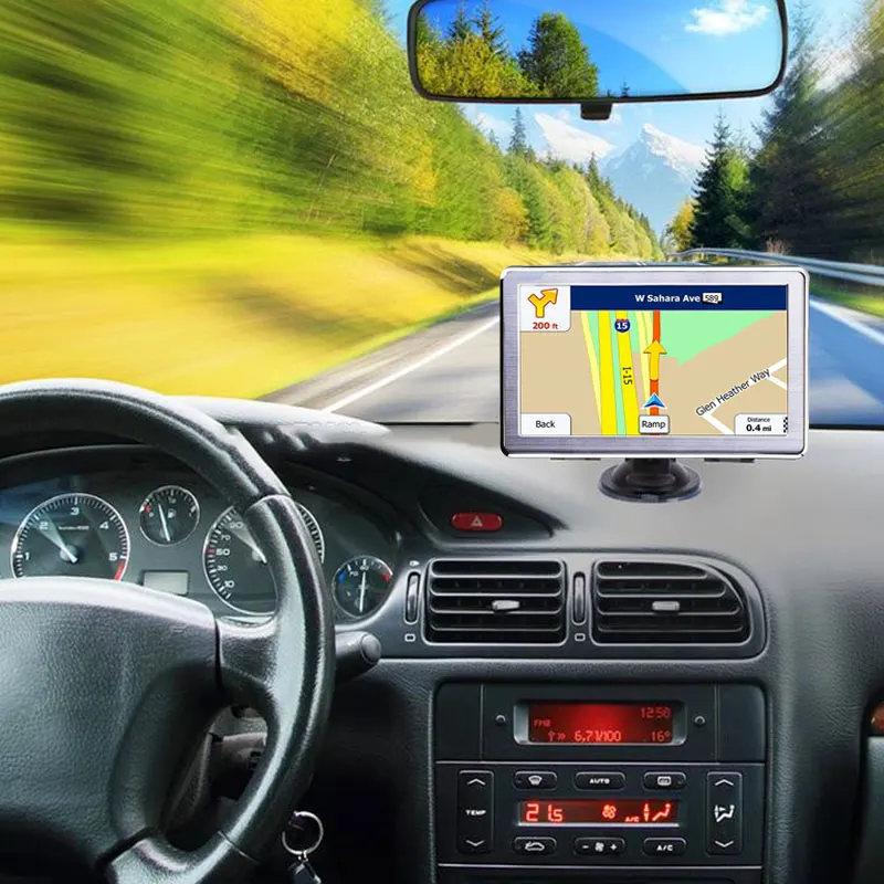 

Vehemo ABS 7 Inch HD GPS Navigator GPS Navigator System System GPS Navigation Car GPS Map Pratical Turn-By-Turn