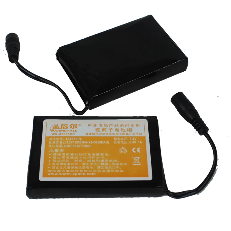 7 4 V 5600mah аккумуляторная батарея для перчаток с подогревом мужчин и женщин USB