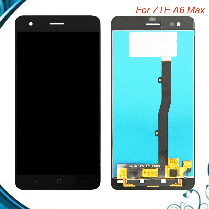 

100% Tested OK 5.5 inch For ZTE A6 Max LCD Display and Touch Screen Screen Digitizer Assembly Replacement IN Stock