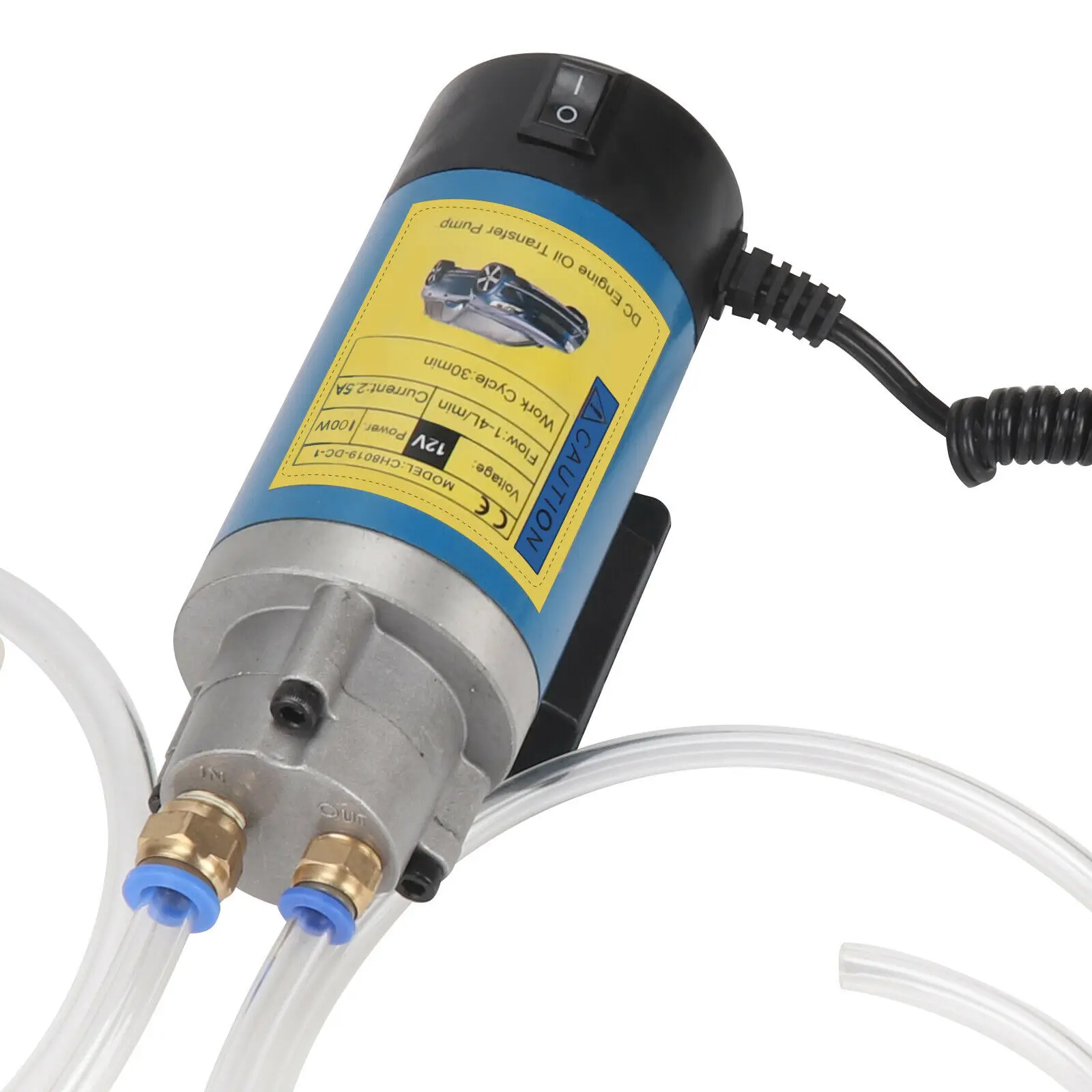 100W 12V электрический масляный экстрактор жидкости дизельный насос сифон