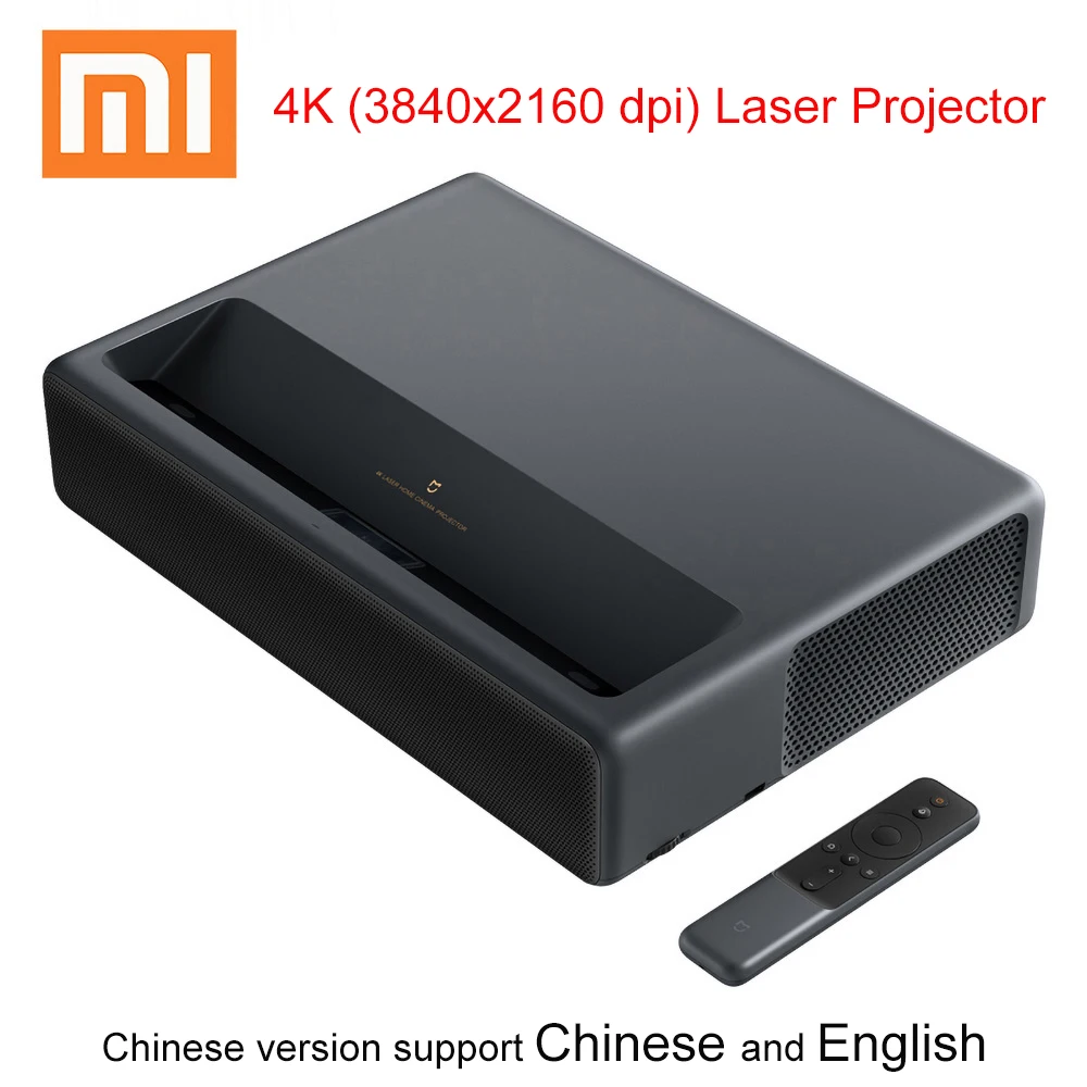 

Xiaomi mijia 4K laser projector TV home theater short focus 5000 lumens with Wifi Bluetooth 3D projector 4k 3840x2160 dpi video