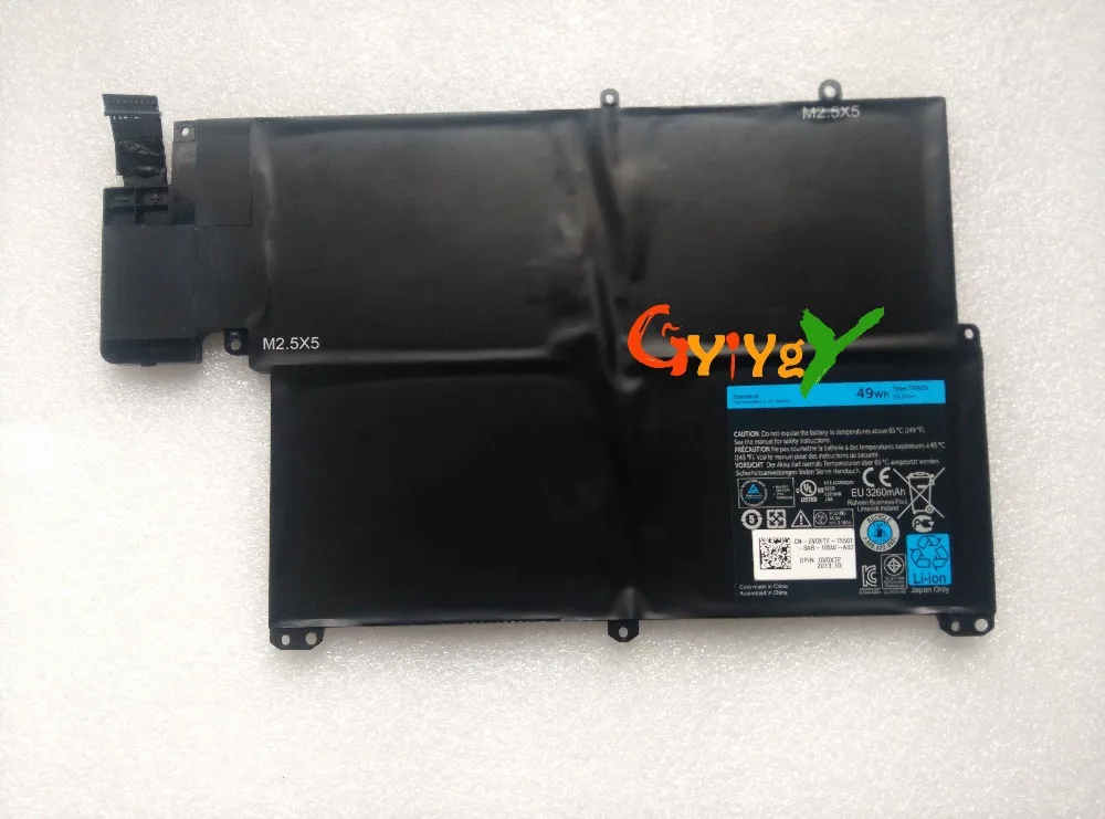 49wh Tkn25 Laptop Battery For Dell Vostro 3360 Inspiron 13z5323 0v0xtf