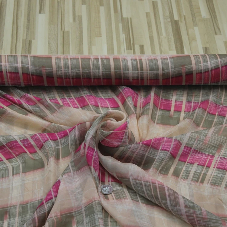

100% Pure Silk fabric chiffon,color:as pictures,width:130cm,thickness:5mm,sell by 3m,#509