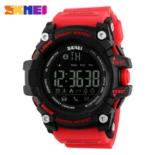 SKMEI Men Smart Watch Android IOS Remote Camera Outdoor Pedometer Sports Waterproof Call SNS Reminder Digital