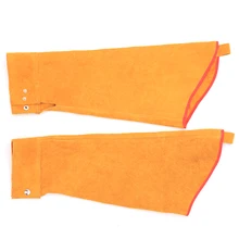 Износостойкие сварочные рукава из воловьей кожи, одежда сварщика, термостойкие рабочие рукава, защитные рукава