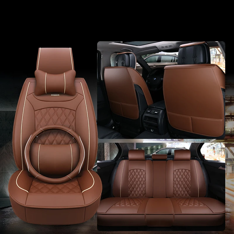 Wlmwl универсальный кожаный чехол автокресла для BMW Все модели f30 f10 e46 x5 e70 x1 x3 e39 x4 f11