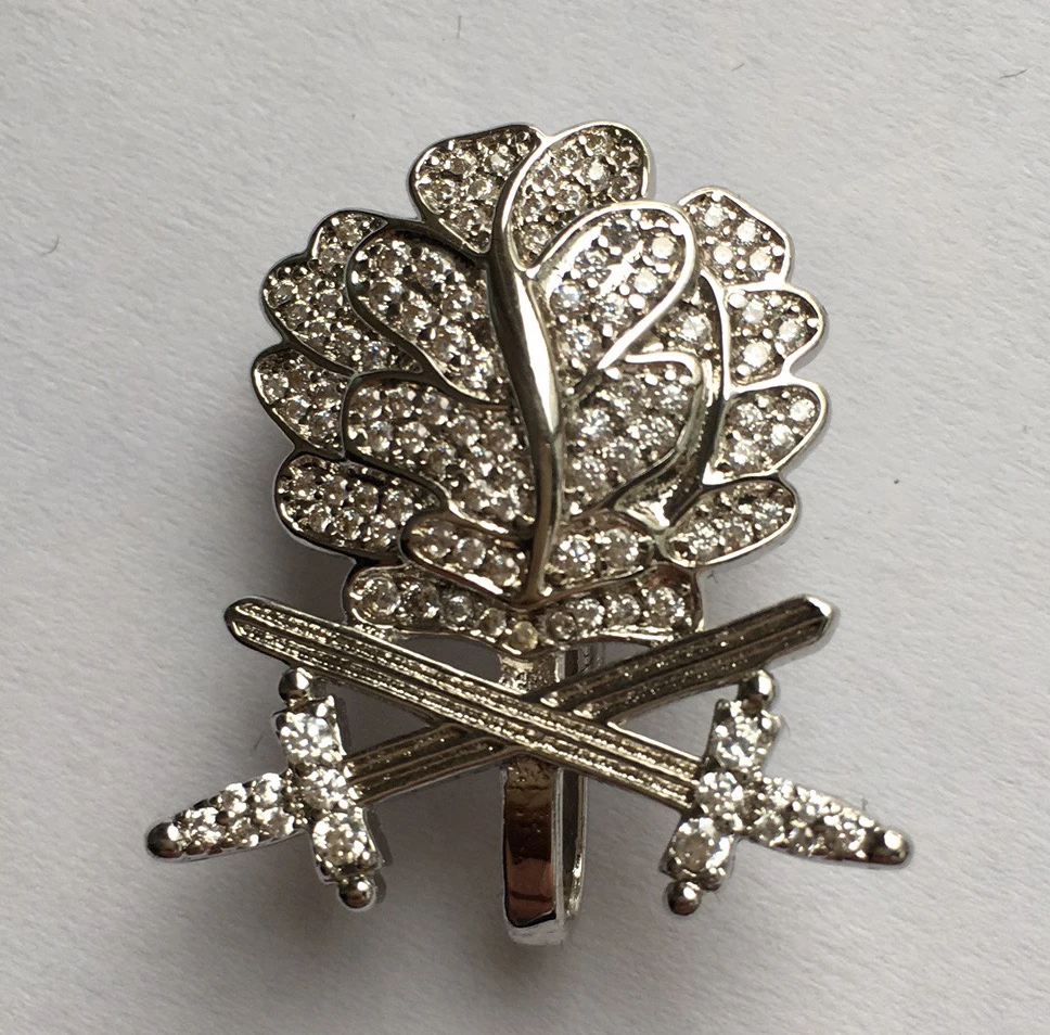 

WWII GERMAN WH OAK LEAF SWORDS DIAMONDS KNIGHTS IRON CROSS SILVER