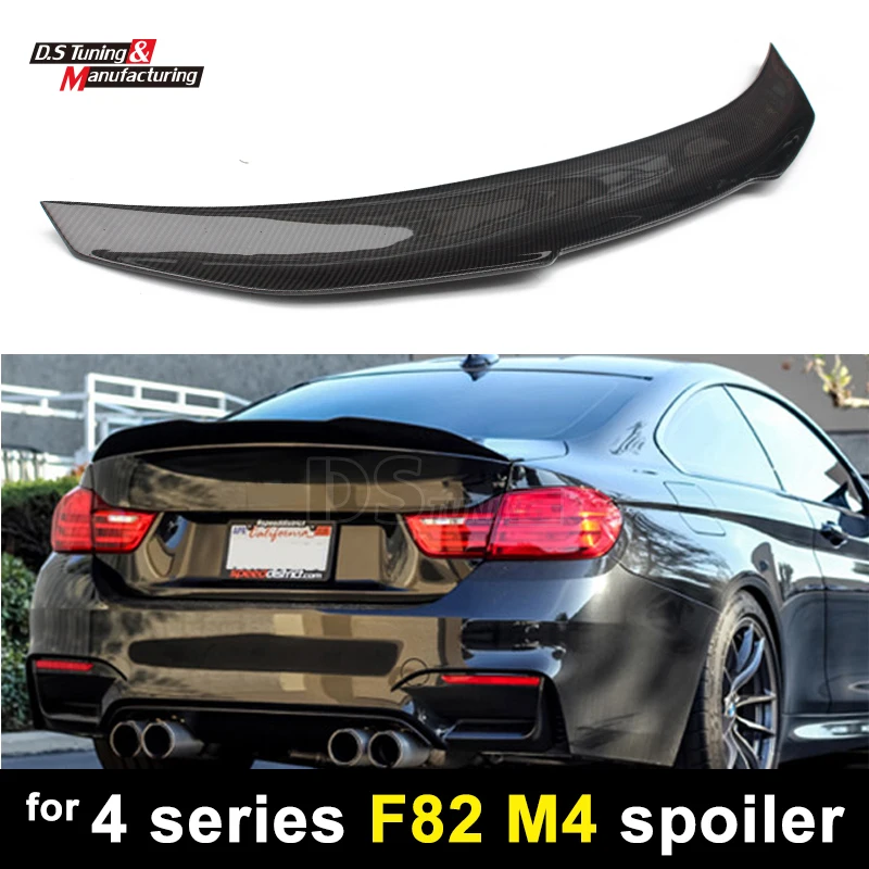M4 F82 Rear Deck Spoiler Carbon Fiber PSM Style Spoiler ...