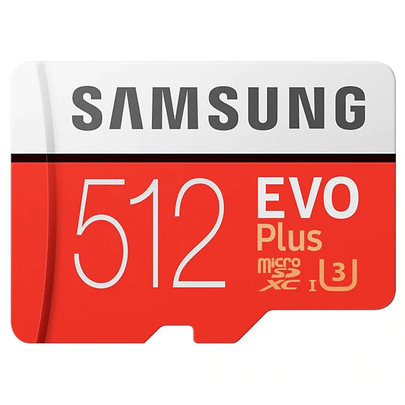 Карта Micro SD SAMSUNG EVO plus 128 ГБ 32 ГБ класс 10 MicroSDHC MicroSDXC UHS-1 карта памяти 256 Гб MicroSD 64 Гб карта памяти - Емкость: MC-512G red