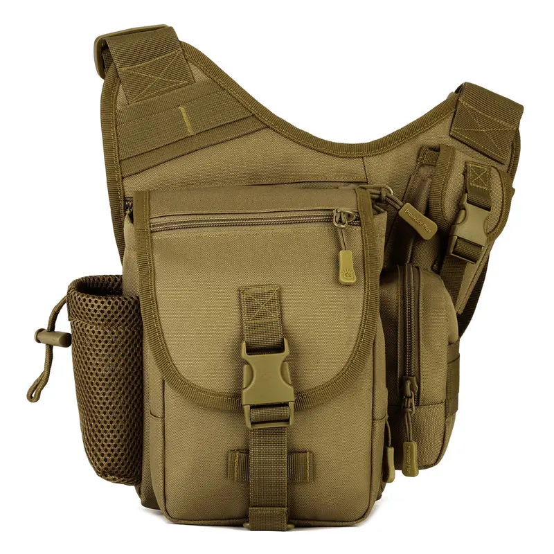 

Military Mens Messenger Bag Tactical Backpack MOLLE Crossbody Single Shoulder Bag Multifunctional Outdoor Durable Waterproof Bag