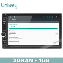 Uniway 2G+16G android 6.0 car dvd for universal nissan qashqai x-trail note pathfinder juke tiida almera 2 din car radio gps