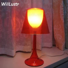 Современная настольная лампа для вина, для гостиной, спальни, отеля, офиса, дивана, боковая прикроватная, красная, прозрачная, черная, желтая, настольная лампа для чтения