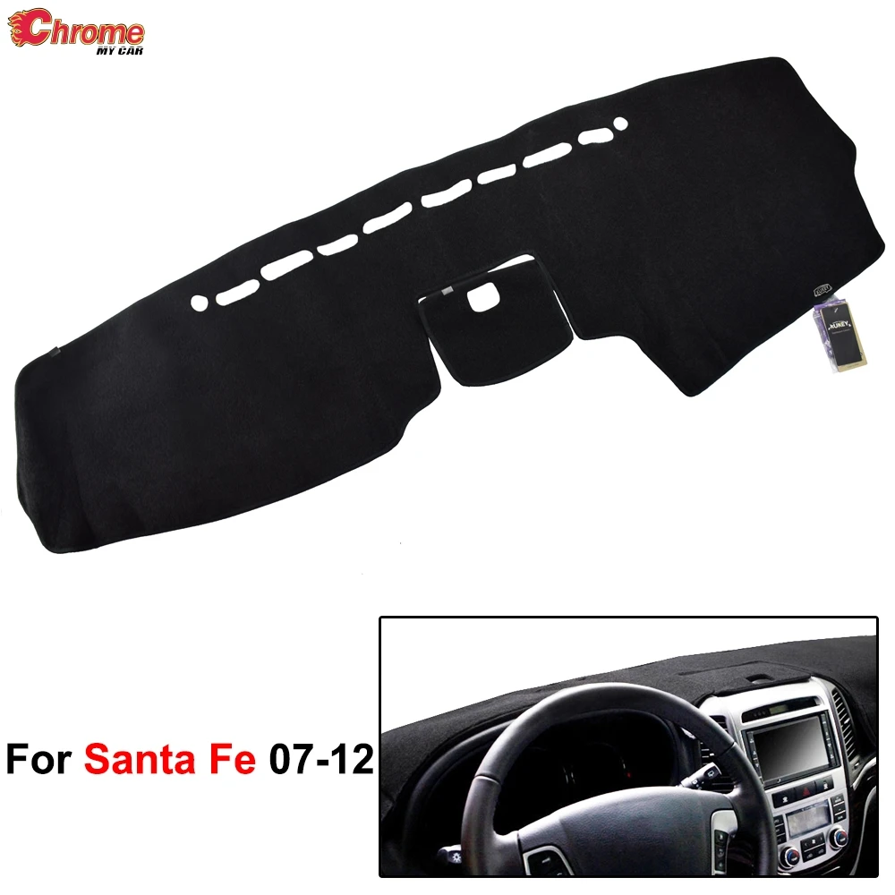 

For Hyundai Santa Fe 2007 2008 2009 2010 2011 2012 Dash Mat Dashboard Cover Dashmat Anti-dirty Pad Carpet Guard Car Accessories