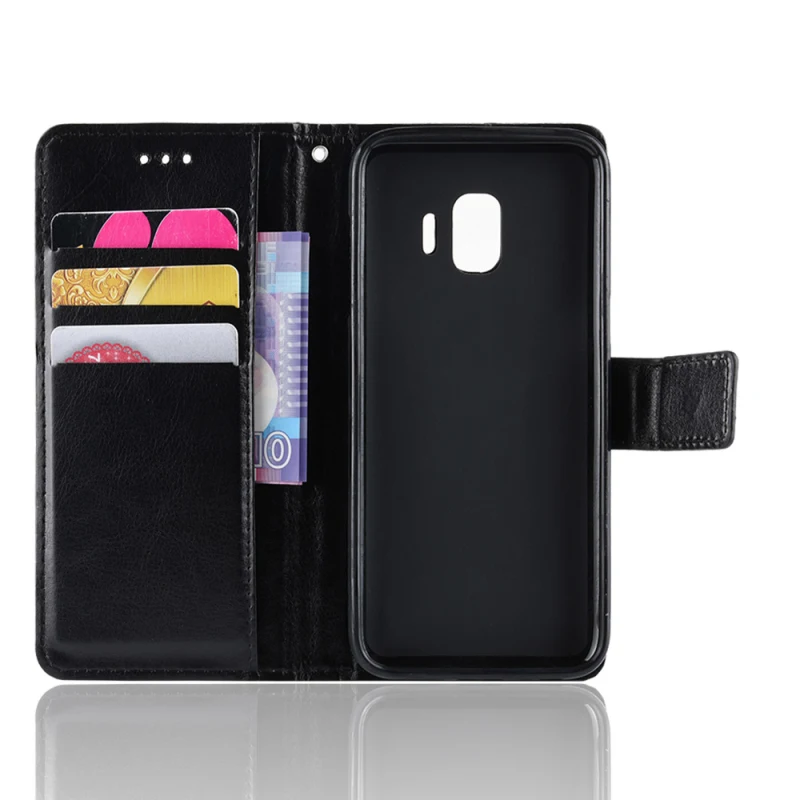 Samsung Galaxy J2 Core PU leather+TPU flip case_3