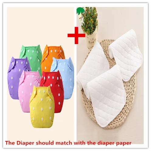 Super-Absorbsent-Three-Layers-Ecological-Pure-Cotton-Diapers-Avoid-Folding-Baby-Nappies-Washable-White