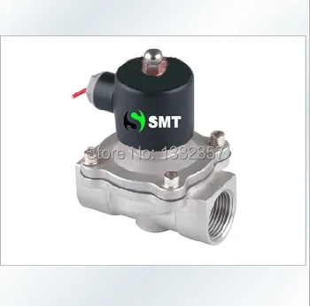 

Free Shipping Solenoid Valve 1'' SS Valve Air Water Gas Diesel Stainless Steel & Viton 2S250-25 DC12V,DC24V,AC110V or AC220V