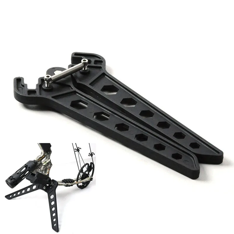 Piao Yu Bow Stand For Hungting Compound Bow Archery Black Stand Support 