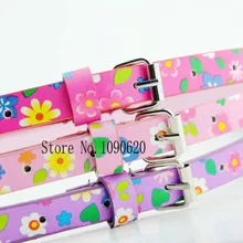 Kids flower belt cute waist belt for children students girl belt fashion dress decoration 75cm long