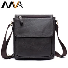 Mva männer messenger bags marke echtem leder schulter crossbody-tasche business aktentasche handtasche leder männer reisetasche kleine taschen