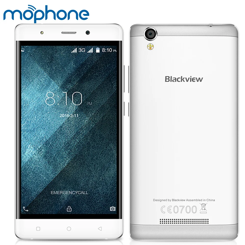 bilder für Original Blackview A8 5,0 "HD 1280*720 IPS Smartphone Android 5.1 Quad Core 1,3 GHz MTK6580A 1 GB + 8 GB 8MP Dual SIM 3G Handy bilder für Original Blackview A8 5,0 "HD 1280*720 IPS Smartphone Android 5.1 Quad Core 1,3 GHz MTK6580A 1 GB + 8 GB 8MP Dual SIM 3G Handy