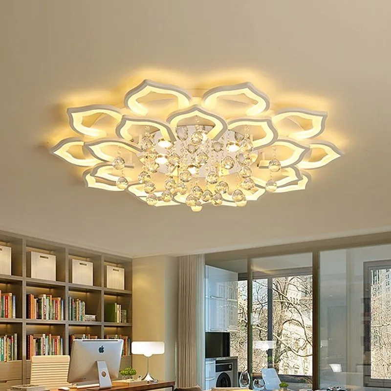 Crystal Light Modern Led Ceiling Light High Brightness