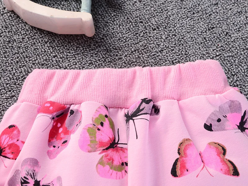 Бибикола новорожденный Комплект детской одежды для девочек весна-осень малышей пальто + Штаны 2 шт. повседневные хлопковые костюмы для
