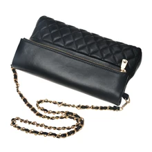 Phnas 2016 fashion real sheepskin women messenger bag Brand design genuine leather women’s crossbody bag clutches evening bag