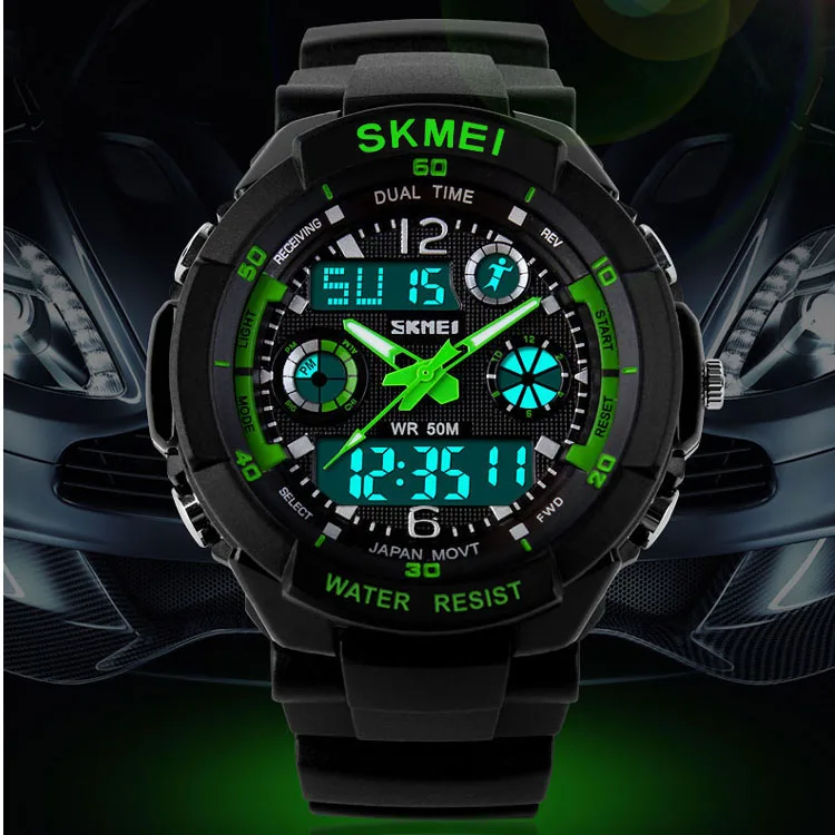 Skmei Brand Men s Sports Watch Fashion LED Digital Quartz Wristwatches Casual Shock Resistant Outdoor Military