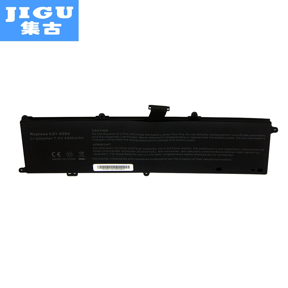 JIGU C21-X202 C21X202 Battery For Asus VivoBook S200 S200E X202 X202E X201 X201E S200E-CT209H S200E-CT182H