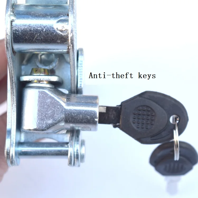 Top Electric Bicycle Folding Seatpost 25.4mm 11cm 14.5cm 16.5 Battery Anti-theft Keys Folding Seat Post Electric Bike Seat Tube Rod 3