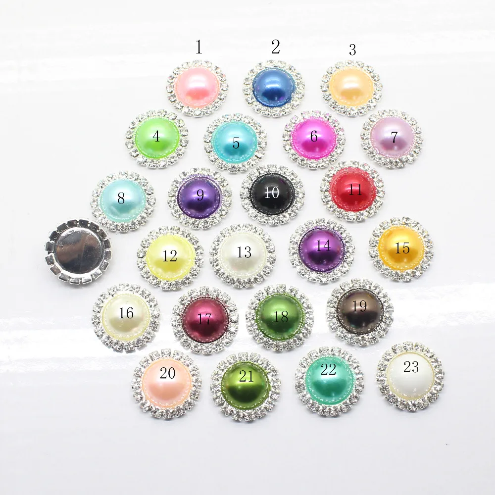 10 Cái/gói 21 Mm Thời Trang Vòng Lưng Phẳng Kim Cương Giả Ngọc Trai Cưới Tôn Dáng Khóa Ngà Ren Flatback Thủ Công DIY|crafts diy|craft packcraft flatback - AliExpress