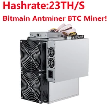 Битмайн новейший 7нм BTC BCH/BCC Майнер! AntMiner T15 23-й/с SHA-256 Майнер с APW8 PSU Asic Майнер, быстрая