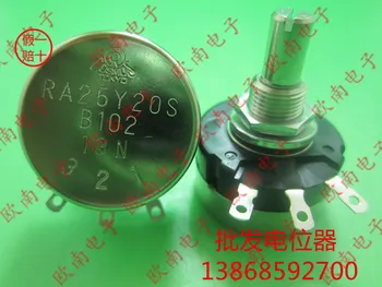 

[VK] Japan TOCOS single winding wire potentiometer RA25Y20S RA25Y 20S B102 B202 1K 2K shaft 20mm switch