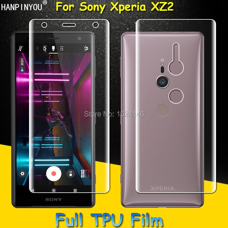 Защитная пленка из мягкого ТПУ с полным покрытием для экрана Sony Xperia XZ2 5 7 дюйма