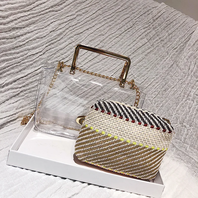 ARCHIE & RITA хит продаж прозрачная Желейная сумка Праздничная модная женская на