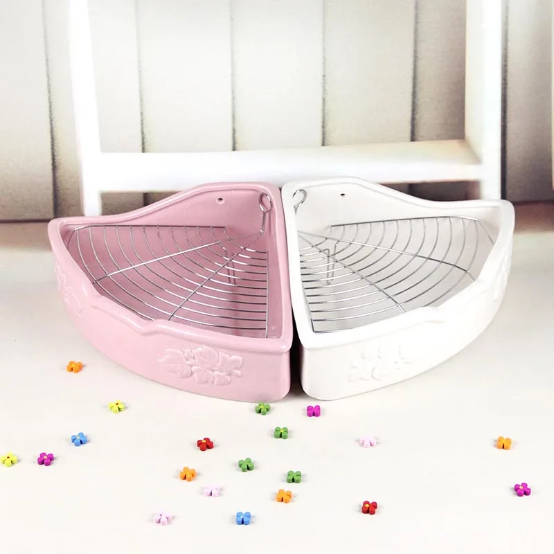 Ceramic Pet Toilet Potty Trainer Corner Litter Box for Chinchilla Rabbit Hamster DTT88 Ceramic Pet Toilet Potty Trainer Corner Litter Box for Chinchilla Rabbit Hamster DTT88