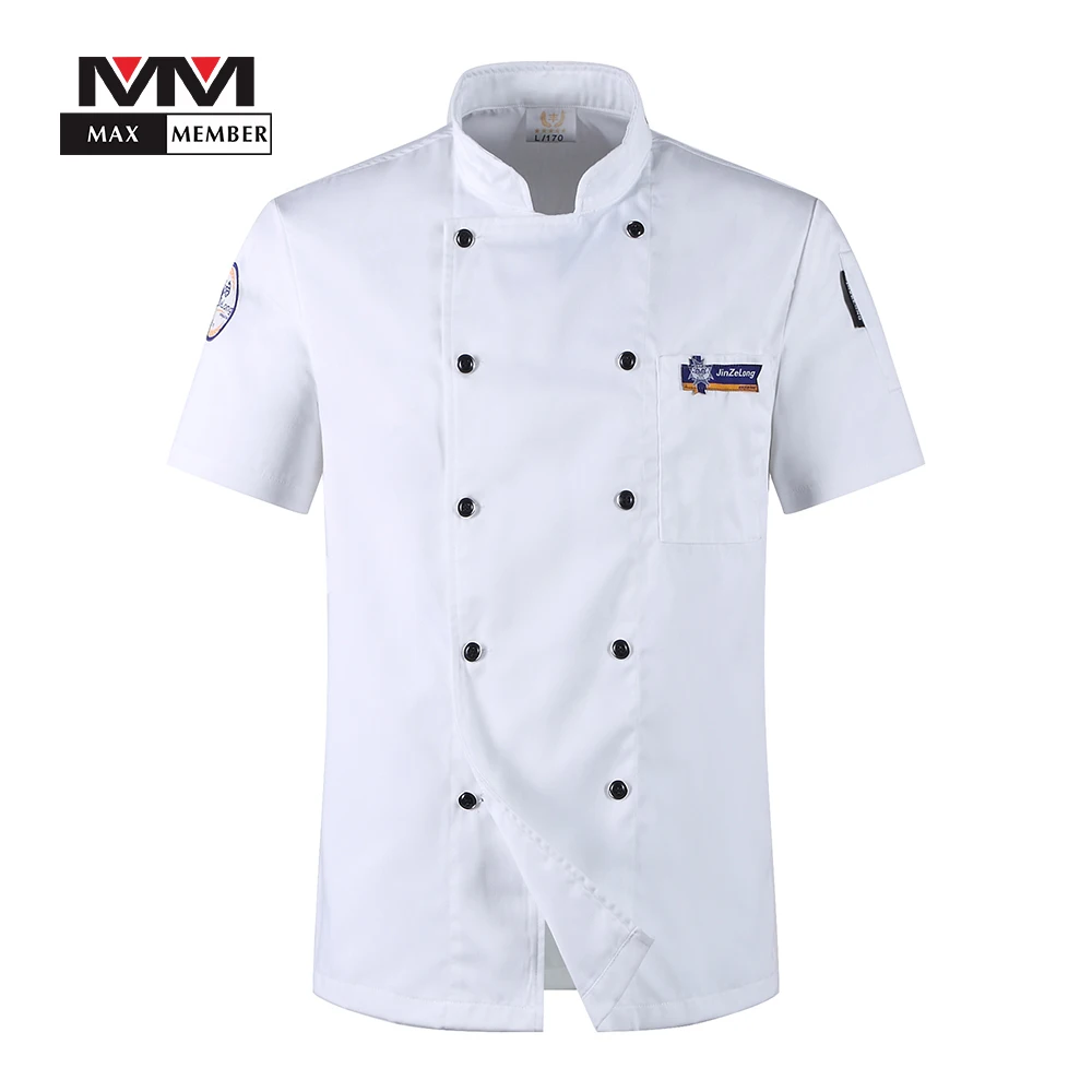 M 3XL Men Kitchen Cozinha Cooking Work Clothes Restaurant Uniforms