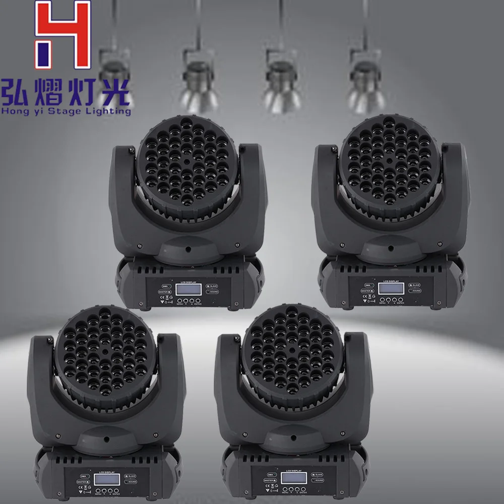 

36x3W RGBW 16 Channels LED Moving Head Light DMX Fixture Equipment DJ Disco Night Club Party Stage Lights