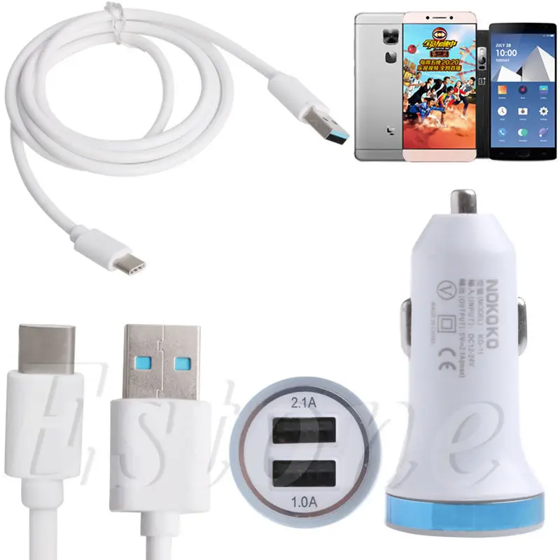 

Type C 3.1 to USB3.0 Charging Cable+ LED Light Car Charger for LG G5 Nexus 5X 6P 15#20dropshipping