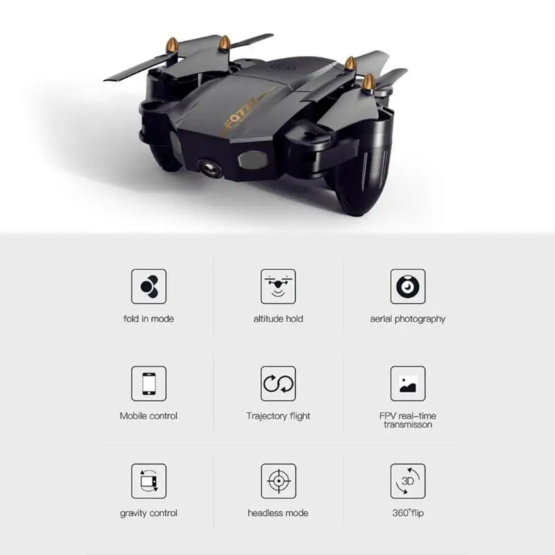 FQ36 Wi-Fi FPV 4CH 2,4 ГГц 6 оси Складная RC Quadcopter RTF р/у Дрон самолетов