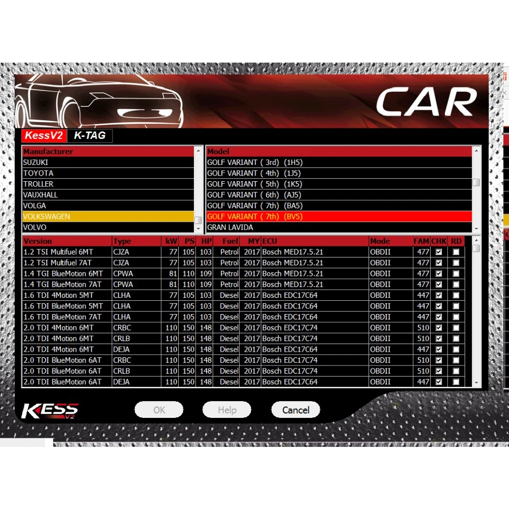 Мастер онлайн SW V2.47 для Kess V2 V5.017 5 017 ksuit 2 47 неограниченные токены поддерживают