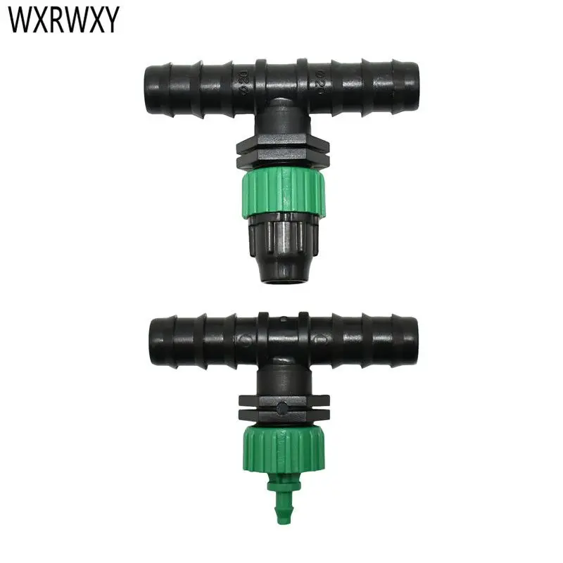 

20mm to 8/11 garden hose water splitter tee 3/4 to 1/4" reducing tee irrigation garden hose barb connector 30pcs
